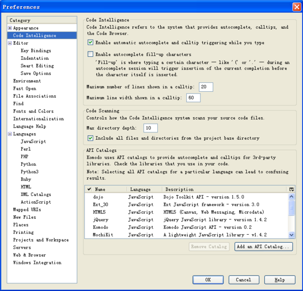 文件:Komodo-Edit-Preferences-6.1.png