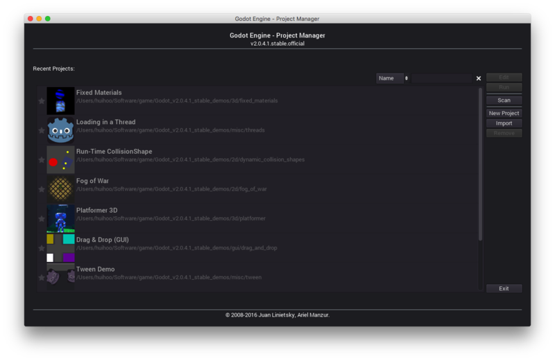文件:Godot-engine-project-manager.png